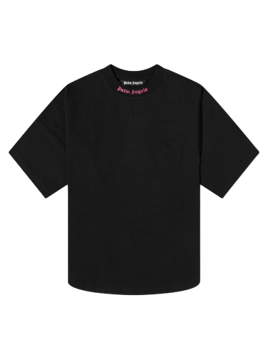 T-paita Palm Angels Double Back Logo Oversixed Tee Musta | PMAA002C99JER0081032