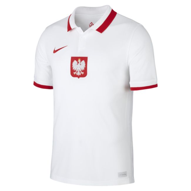 Jersey Nike Poland 2020 Stadium Home Valkoinen | CD0722-100, 0