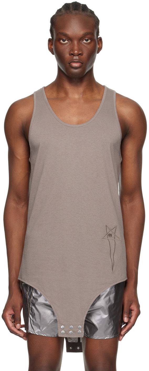 Tankkitoppi Rick Owens Edition Basketball Tank Top Harmaa | CM01D9233 CHJER