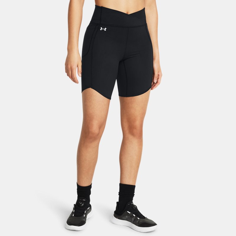 Shortsit Under Armour Motion Crossover Radlerhose für Damen Schwarz Musta | 1383633-001