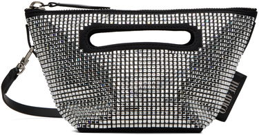 Käsilaukku The Attico The Attico Via dei Giardini 15 Crystal-Embellished Clutch Musta | 241WAH48 V015B, 0