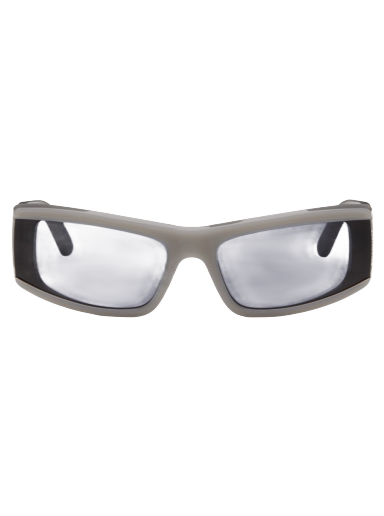 Aurinkolasit Balenciaga Rectangular Sunglasses Harmaa | BB0301S-003