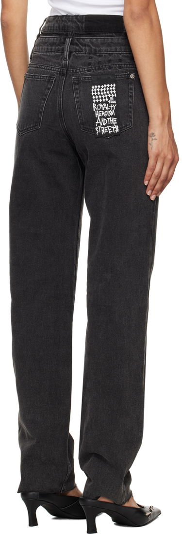 Jeans Ksubi Ksubi Playback Rework Shadow Jeans Musta | WFA24DJ003, 2