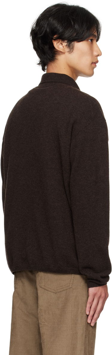 Villapaita The Row The Row Franz Knit Polo Ruskea | 1015-Y556, 2