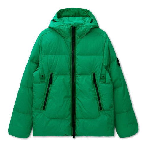 Puffer takki Stone Island Hooded Padded Down Jacket Vihreä | 751540123-V0050