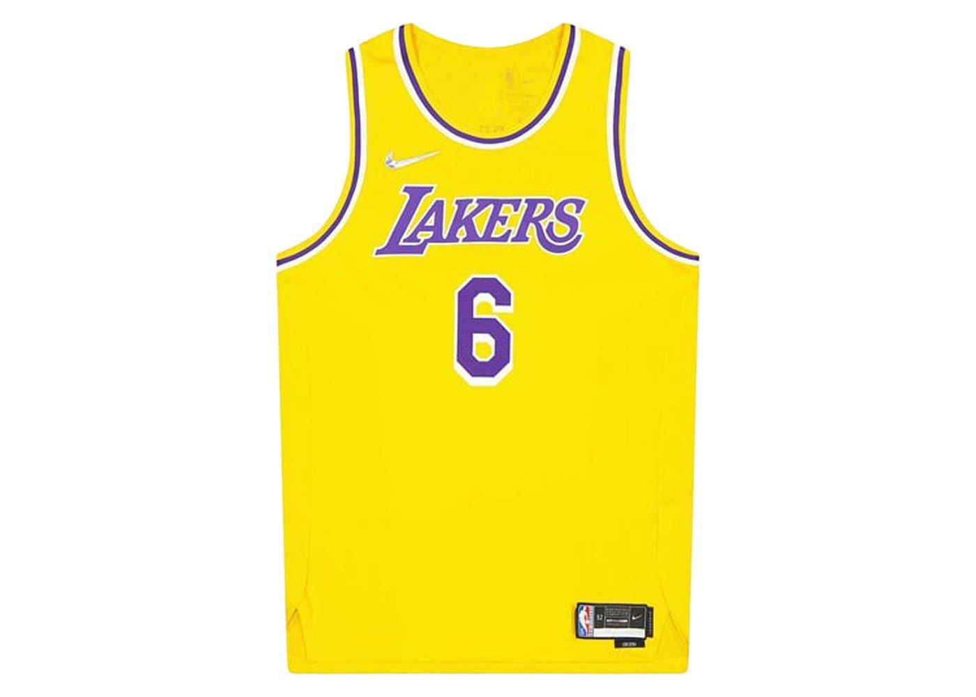Jersey Nike NBA L.A. Lakers LeBron James Icon Edition Authentic Jersey Keltainen | DB3317-730, 0