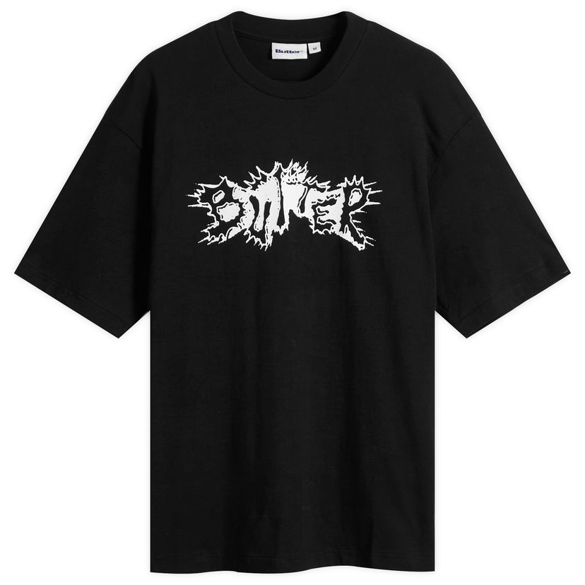 T-paita Butter Goods Eruption Graphic T-Shirt, Size Large Musta | BG253103-BLK