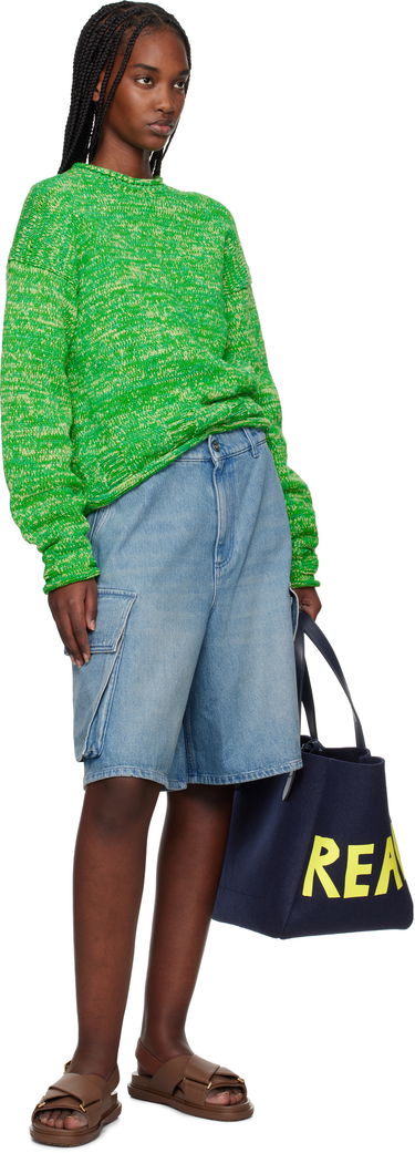 Shortsit JW Anderson JW Anderson Cargo Denim Shorts Sininen | DT0108-PG1735, 3