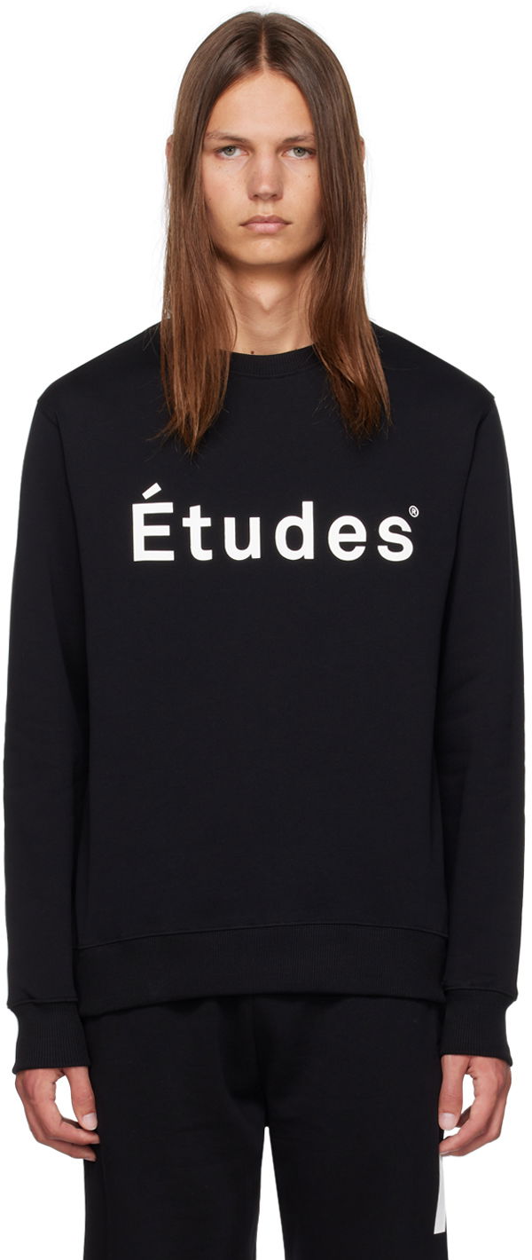 Huppari Études Story Sweatshirt Musta | C00ME200A01599