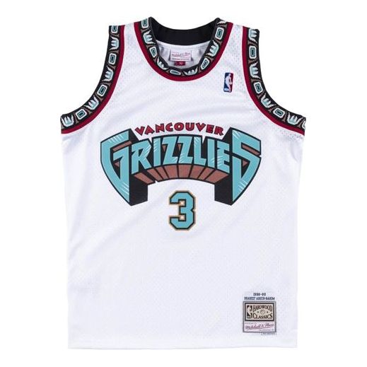 Jersey Mitchell & Ness Grizzlies Shareef Abdur-Rahim Swingman Jersey Valkoinen | SMJYGS18377-VGRWHIT98SAB
