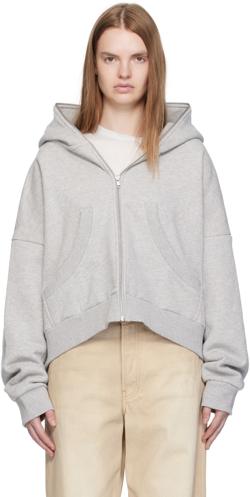 Huppari Entire Studios Entire Studios Eternal Zip Hoodie Harmaa | ES2202SI