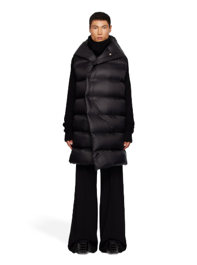 Liivi Rick Owens Hooded Down Vest Musta | RU02C7999 NPD3