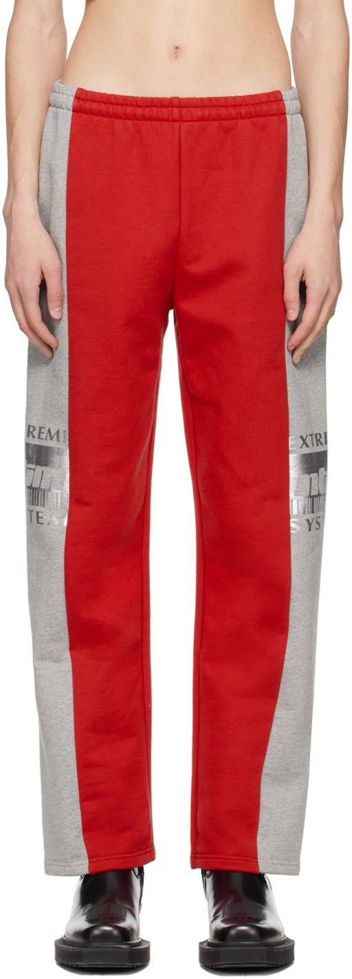 Verryttelyhousut VETEMENTS VTMNTS 'Extreme System' Lounge Pants Punainen | VL16SP140R