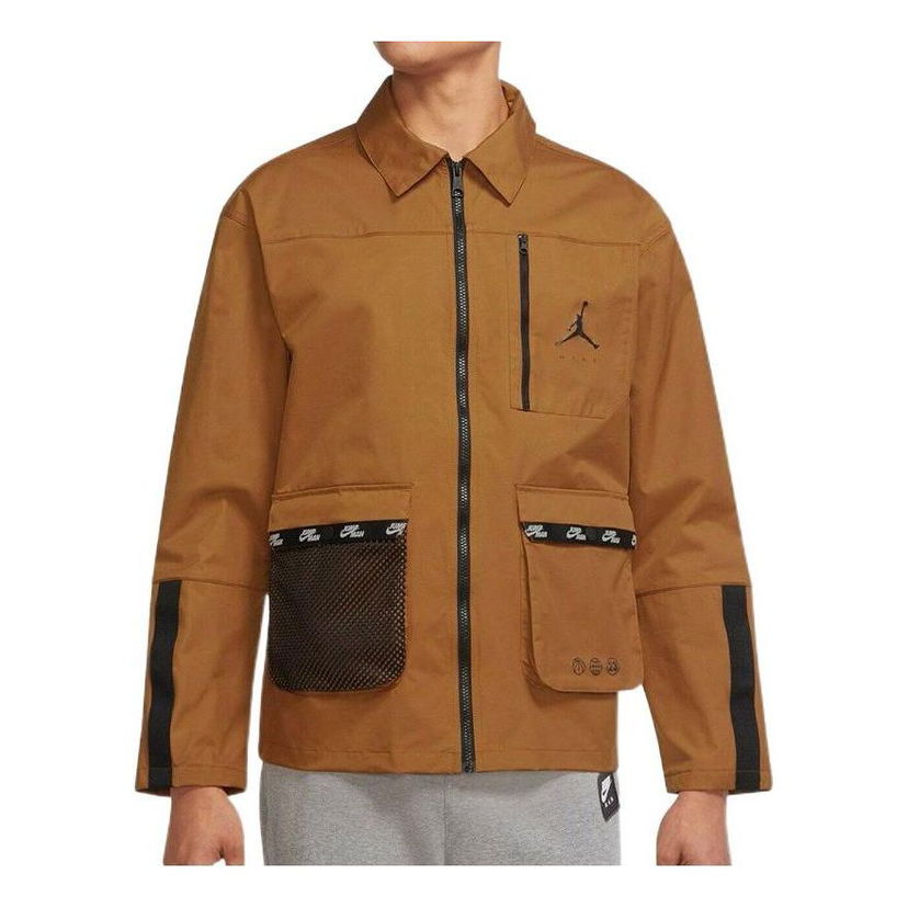 Takki Jordan Jordan Cargo Lapel Jacket Ruskea | DJ0243-241