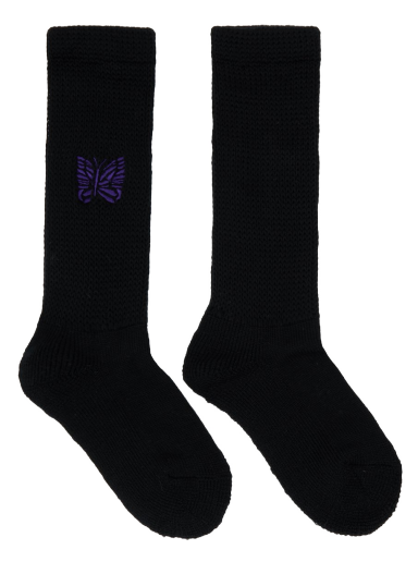 Sukat Needles Pile Socks Musta | LQ048