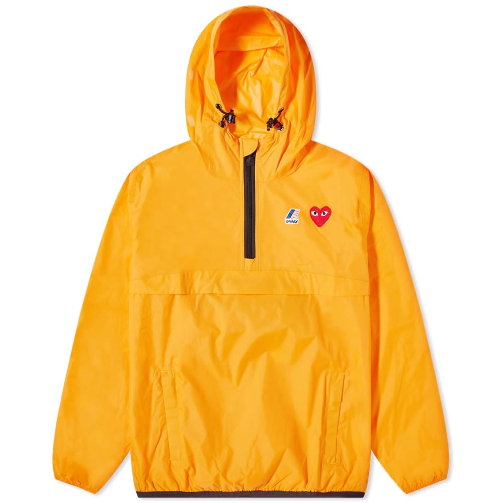 Tuulitakki Comme des Garçons K-Way x Half Zip Packable Jacket Oranssi | P1J502-1, 0