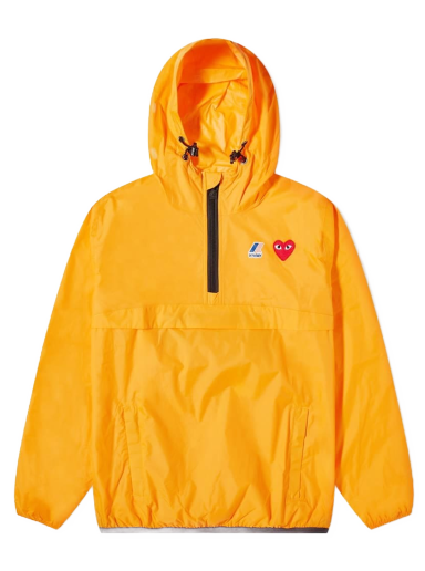 Tuulitakki Comme des Garçons K-Way x Half Zip Packable Jacket Oranssi | P1J502-1