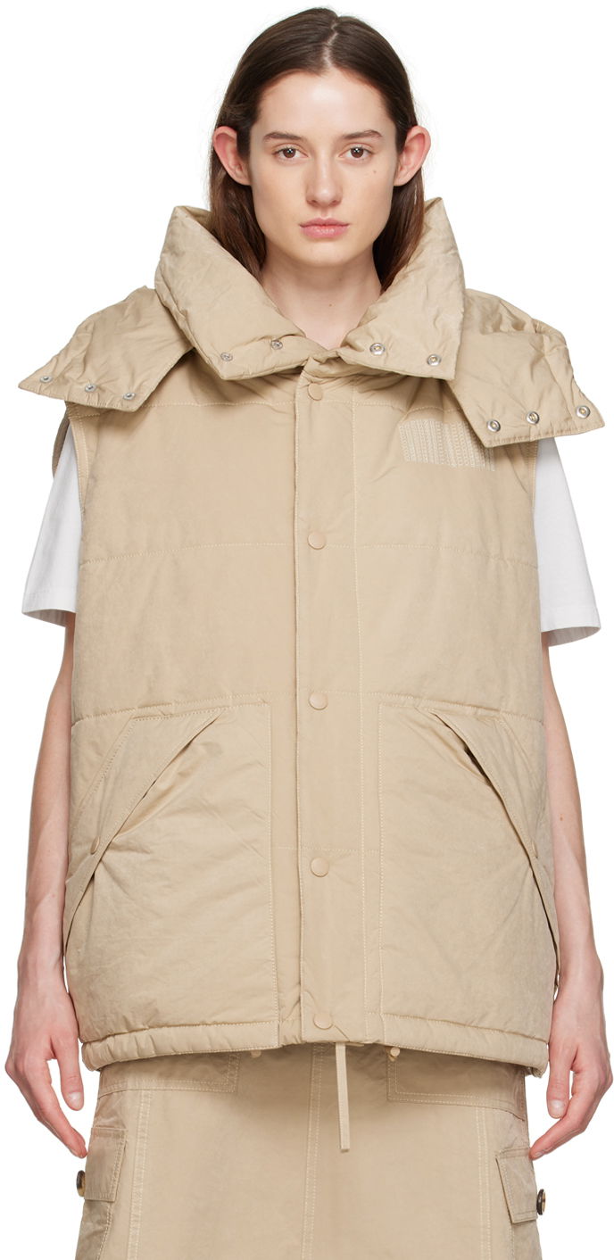Liivi Marc Jacobs Marc Jacobs Oversized Puffer Vest Beige | V207M20RE22