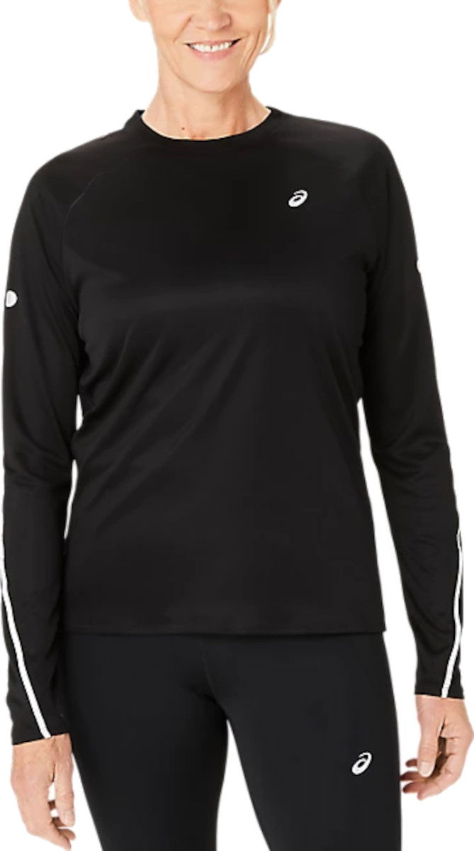 T-paita Asics Long Sleeve T-Shirt ROAD LITE-SHOW LS Musta | 2012d080-001