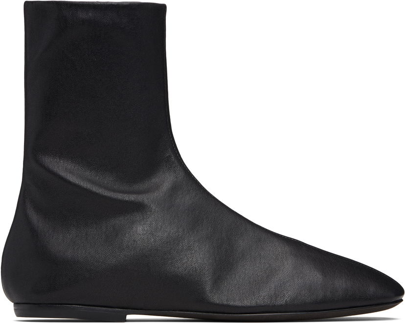 Tennarit ja kengät Dries Van Noten Dries Van Noten Leather Ankle Boots Musta | 252-011702-140