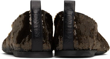 Vaatteet JW Anderson JW Anderson All-Over Sequin Ballerina Flats Ruskea | BL0034-FA0424, 1