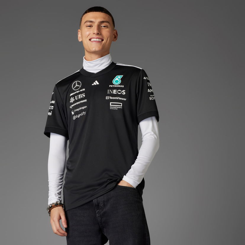 T-paita adidas Performance Mercedes-AMG Petronas Formula One Team Driver T-Shirt Musta | JW5361
