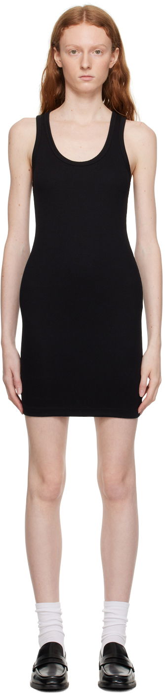 Mekko AGOLDE Maria Minidress Musta | A3077-1464