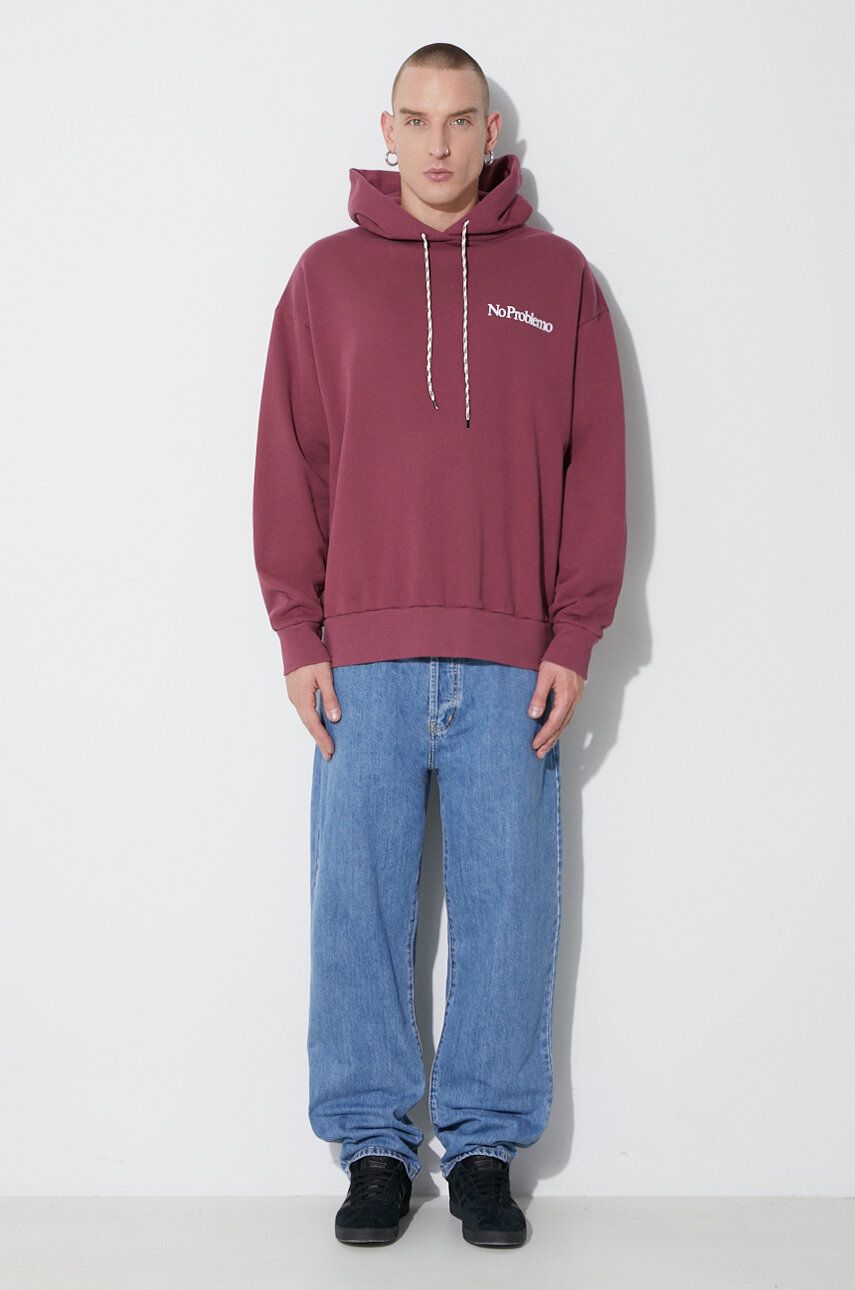 Huppari Aries Hoodie With Print Violetti | FUAR20017, 1