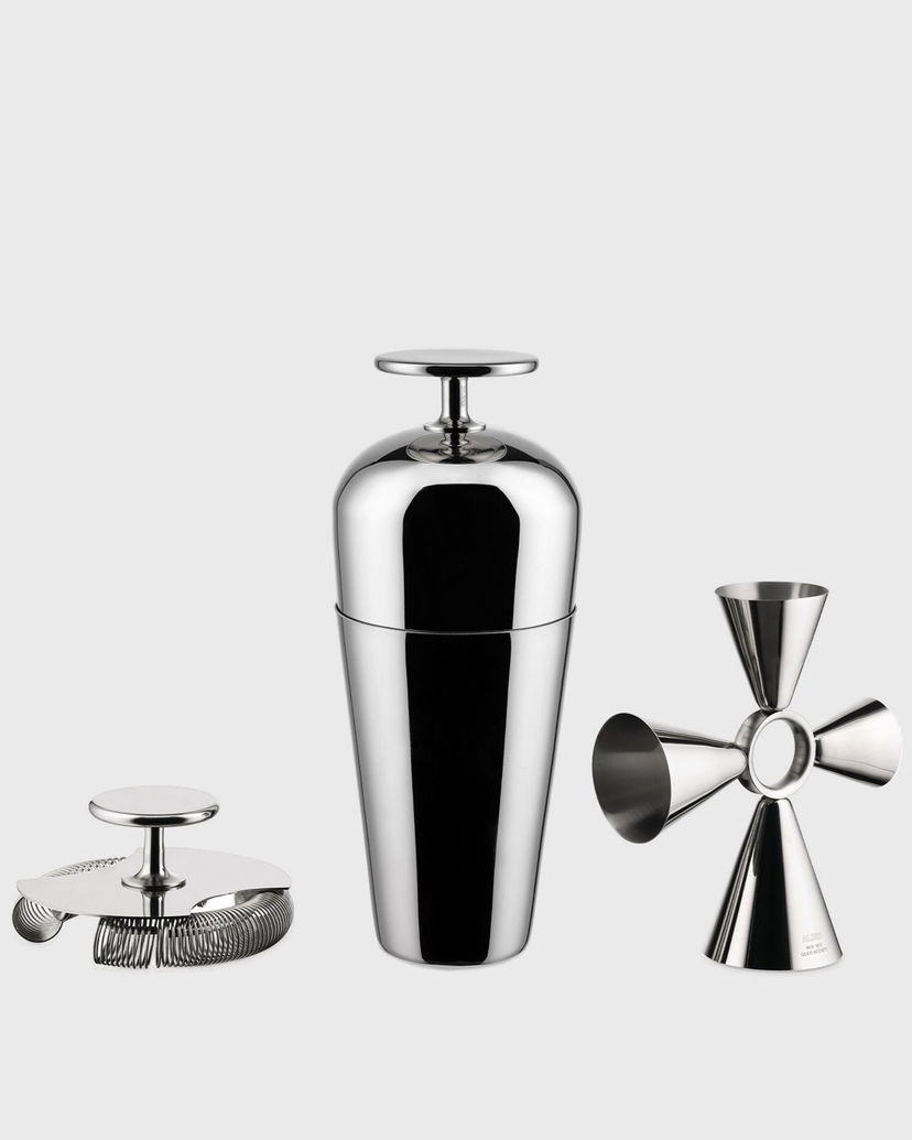 Kodin sisustus Alessi Tending Box 3-Piece Mixing Kit Metallinen | GIA26SET