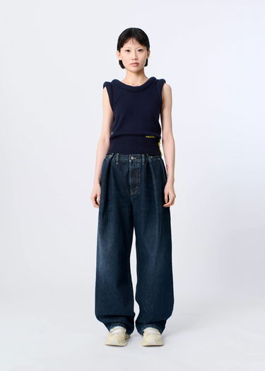 Jeans AXEL ARIGATO Rumor Pleated Wide-Leg Jeans Sininen | A3469002, 4
