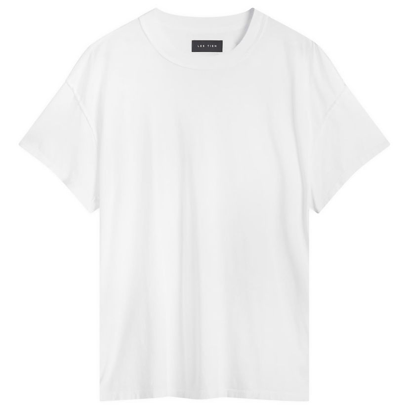 T-paita LES TIEN Les Tien Lightweight Inside Out T-Shirt, Size Large Valkoinen | CC-2020-WHT