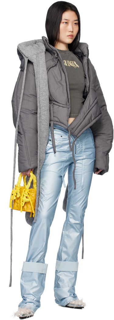 Housut Ottolinger Ottolinger Coated Open Back Trousers Sininen | 2217080203, 3