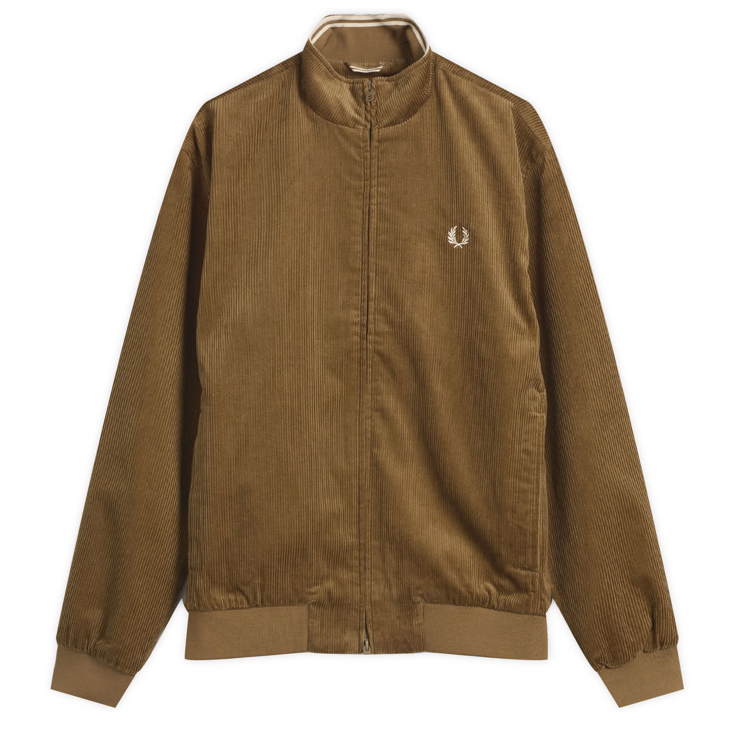 Takki Fred Perry Brentham Corduroy Jacket, Size Large Ruskea | J8546-P96, 1