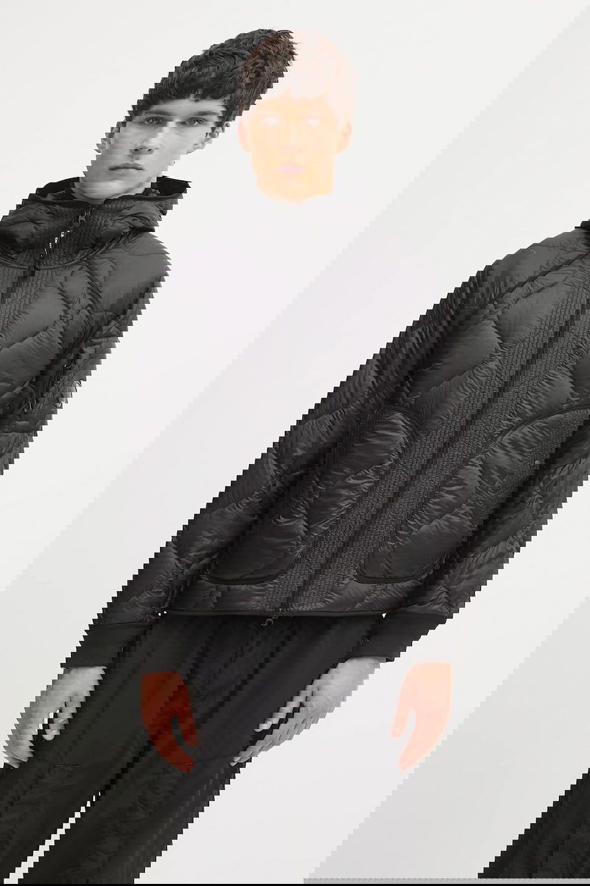 Puffer takki C.P. Company C.P. Company Hooded Quilted Jacket Musta | 19CMOW047A110158A, 0