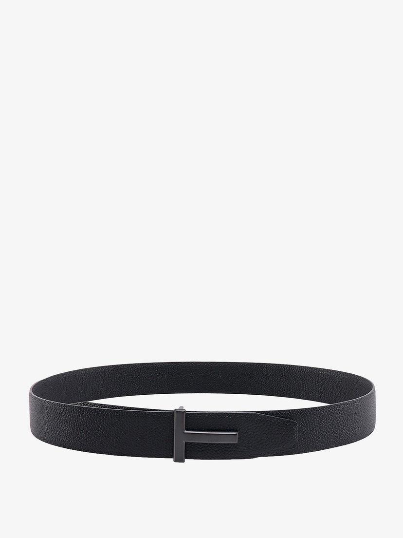 Vyöt Tom Ford Black Leather Belt Musta | TB178LCL236L1N001