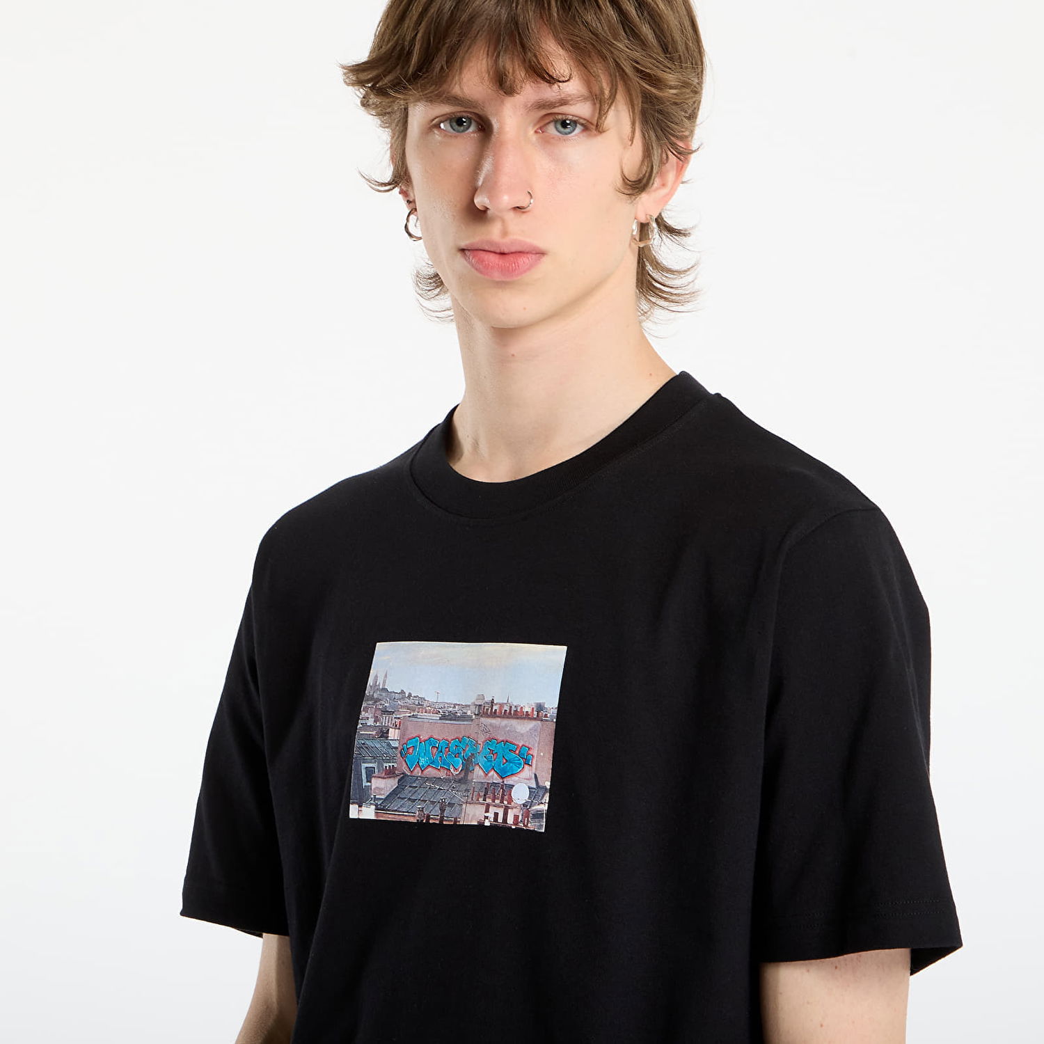 T-paita Wasted Paris Graphic Print T-Shirt Elevation Musta | WP_000320, 1