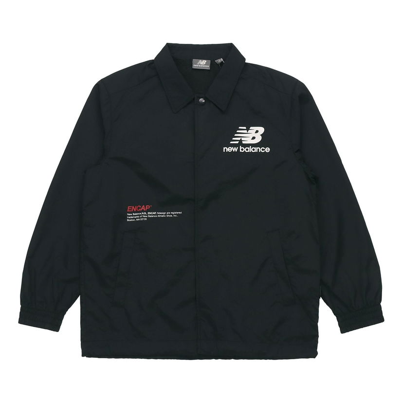 Tuulitakki New Balance Casual Cargo Jacket Musta | NAA24013-BK