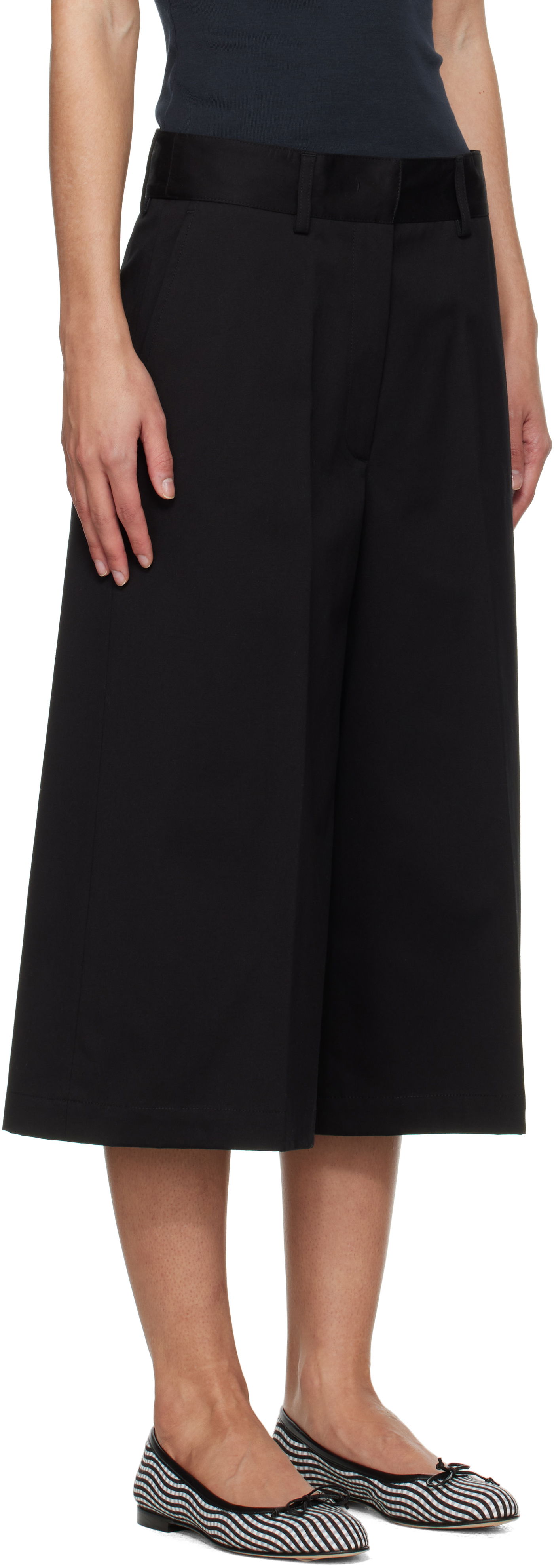 Shortsit MSGM MSGM Cotton Bermuda Shorts Musta | 3841MDB04 257138, 1