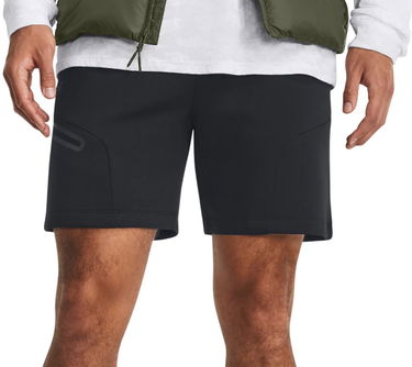 Shortsit Under Armour UA Unstoppable Flc Musta | 1379809-001, 0