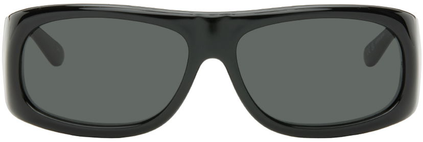 Aurinkolasit Courrèges Rectangular Sunglasses Musta | 224ALU013AC0006