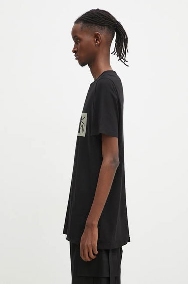 T-paita Rick Owens Level T-Shirt With Print Musta | DU02D2250.RNEP2P, 1