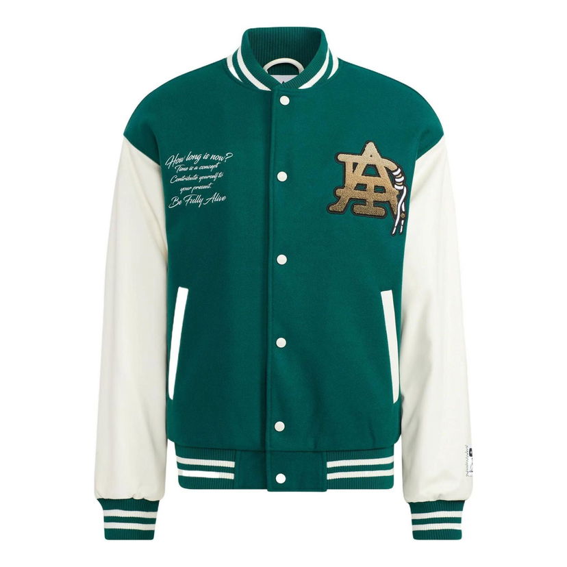 Bomber-takki adidas Originals Originals Mc Varsity Jacket Vihreä | HZ7093