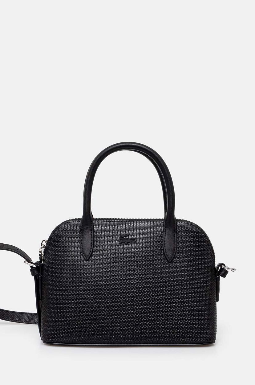 Käsilaukku Lacoste Lacoste Small Dome Satchel Musta | NF3723KL