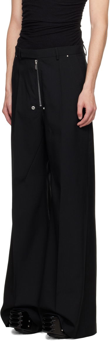 Housut Rick Owens Rick Owens Concordians Wide Bela Tailored Trousers Musta | RU02E1354 WGP, 3