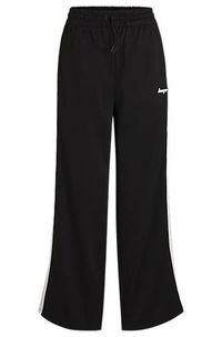 Retro Tracksuit Bottoms with Side Stripe