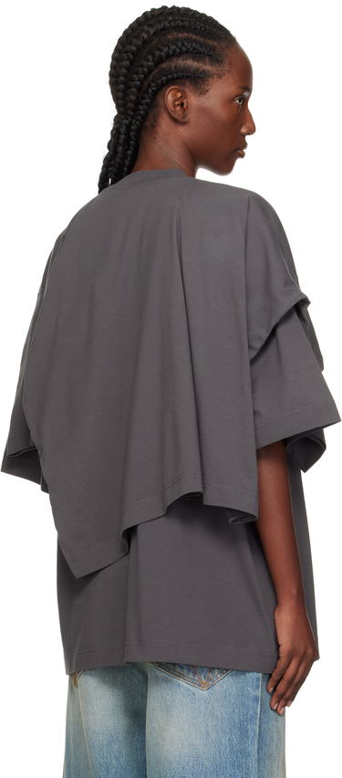 T-paita VETEMENTS VETEMENTS Double Layered T-Shirt Harmaa | UH76TR400M, 2