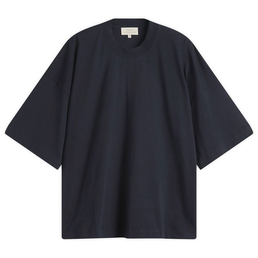 T-paita Studio Nicholson Studio Nicholson Piu T-Shirt, Size Large Tummansininen | PIUSNM-1327-DKN