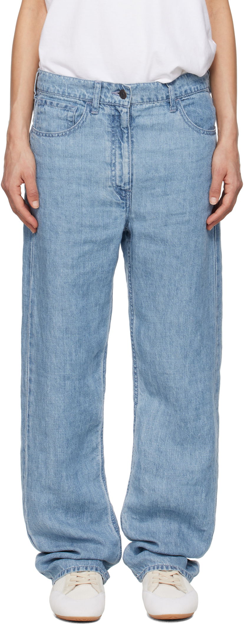 Jeans The Row The Row Tarley Wide Leg Jeans Sininen | 8766-W3654