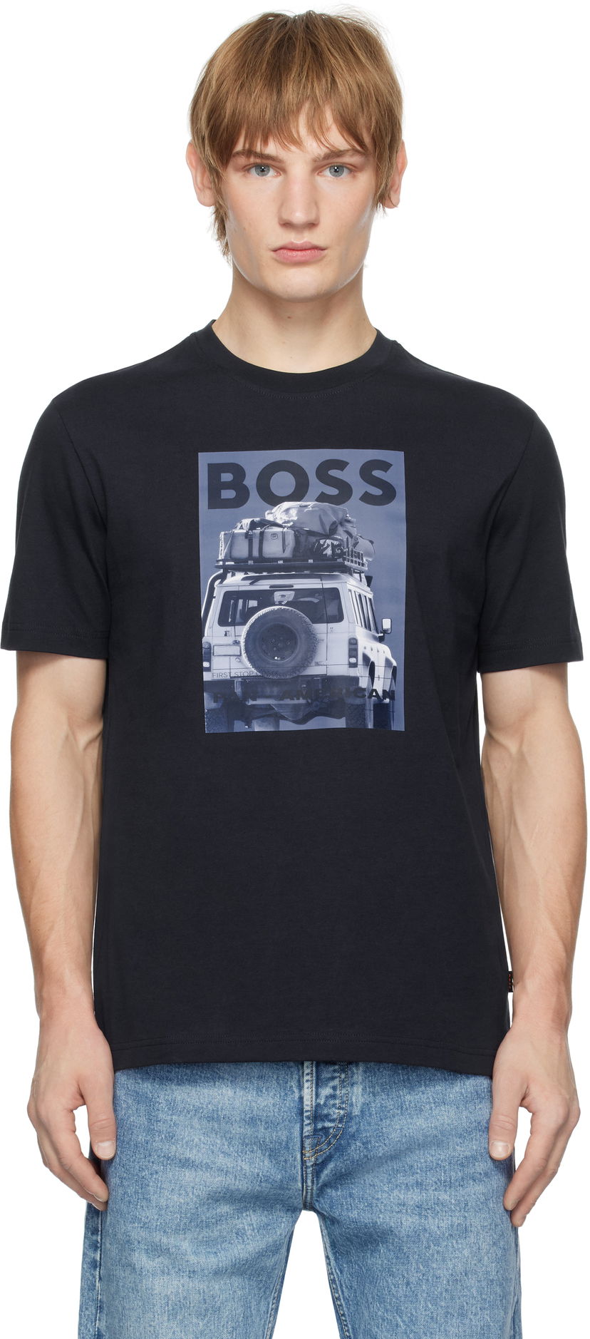 T-paita BOSS Graphic T-Shirt Musta | 50535079