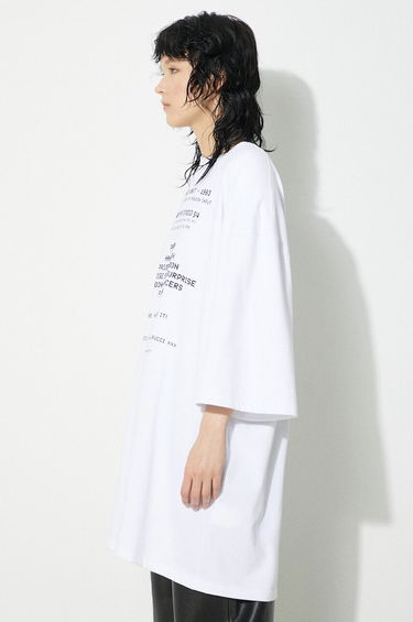 T-paita Fiorucci Fiorucci Invitation Print T-Shirt Valkoinen | U01FPTSH107CJ01WH01, 3